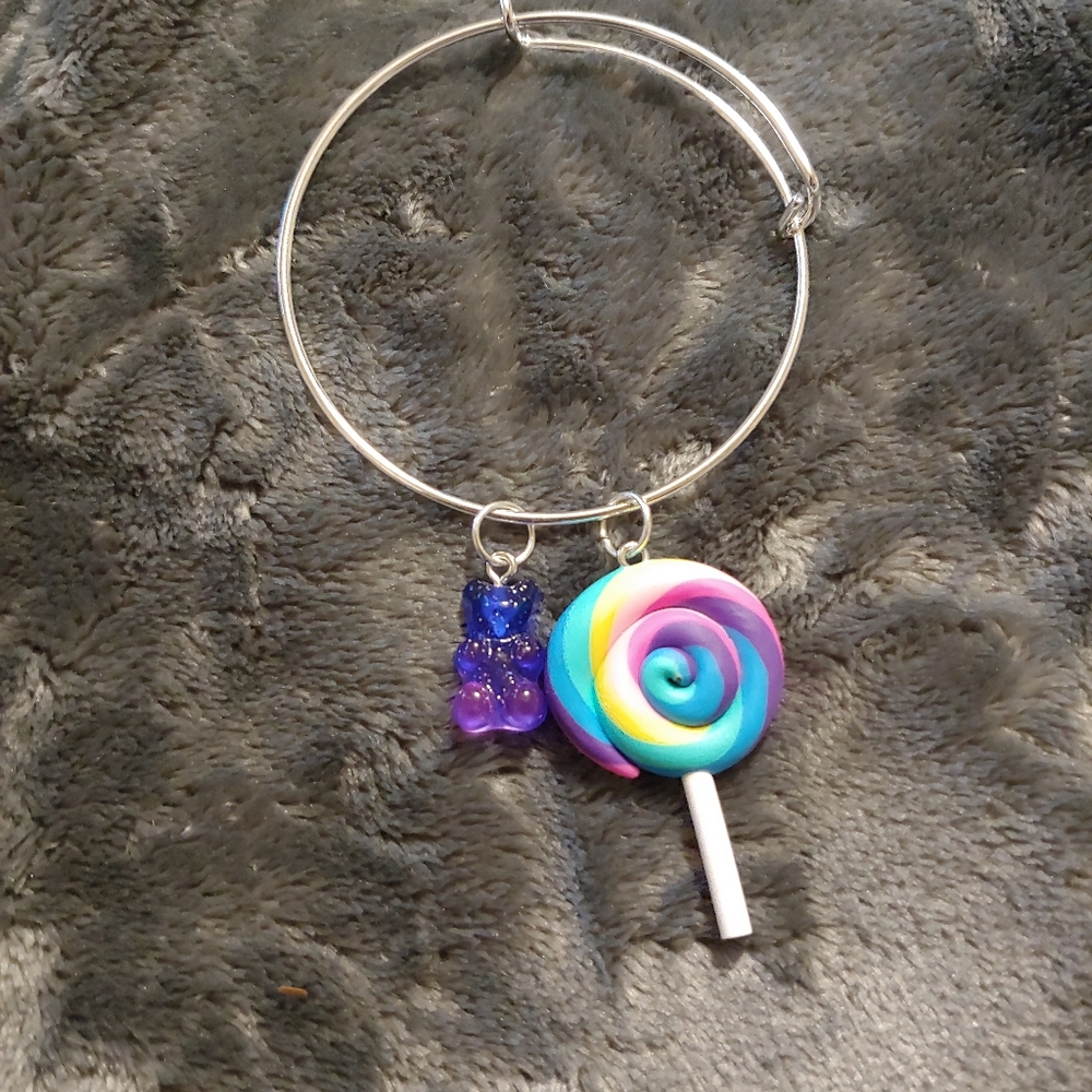 Lollipop Gummy Bear Bracelet